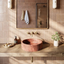 Bathroom Vanity Tops: Thick Solid Timber Bathroom Vanity Top