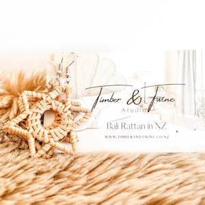 Products: Sultan Rattan Earrings