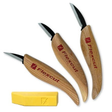 Products: Flexcut 3 Piece Knife Starter Set Flx-kn-500