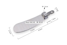 Stainless Steel Cheese Knife /Spreader Kits TW-PK432 88mm