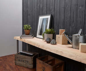 Feature Wood Walls: Shiplap - Black