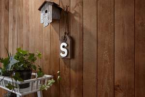 Feature Wood Walls: Shiplap - Brown