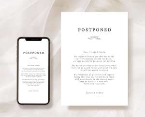 Wedding Cancellation Cards Online