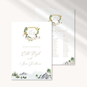 Elle Wedding Invitations: Elle - Wedding Signage Package