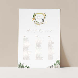 Elle - Wedding Seating Chart