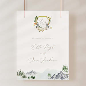Elle Wedding Invitations: Elle - Wedding Welcome Sign
