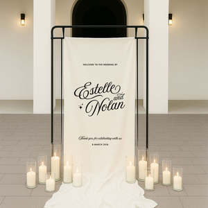All: Estelle - Linen Welcome Sign