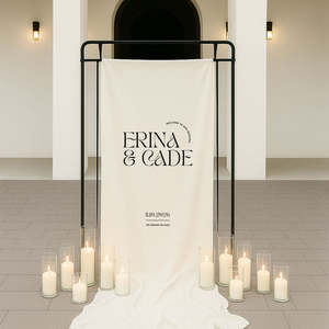 Erina - Linen Welcome Sign