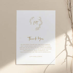 Nora Wedding Invitations: Nora - Thank You Cards