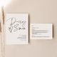 Daisy - Wedding Invitation Set of 2 Cards