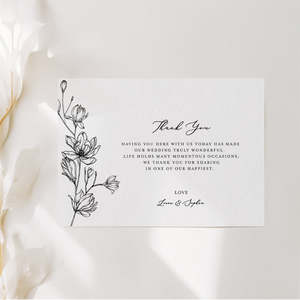 Sophia Wedding Invitations: Sophia - Thank You Cards
