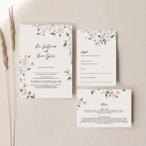 Olivia Wedding Invitations: Olivia - Wedding Invitation Set of 3 Cards