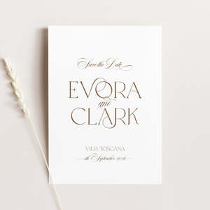 Save The Dates: Evora - Save the Date Cards