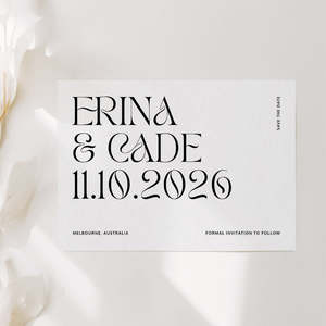 Save The Dates: Erina - Save the Dates