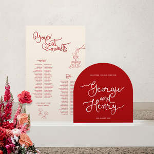 Hand Drawn Wedding Signage Package