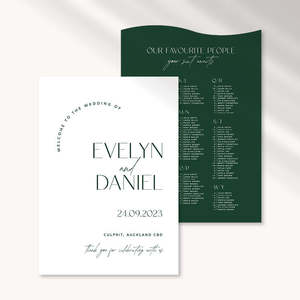 Evelyn - Wedding Signage Package
