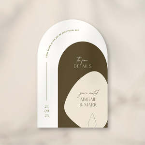 Evelyn Wedding Invitations: Evelyn - Arch Wedding Invitation Set