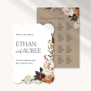 Auree Wedding Invitations: Auree - Wedding Signage Package