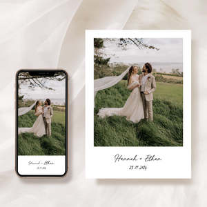 Black Friday Sale: Wedding Thank You Card with Photo