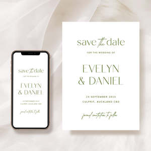 Diy Modern Wedding Invitations: Autumn Wedding Save The Dates