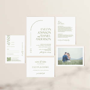 Diy Modern Wedding Invitations: Autumn Wedding Invitation Suite