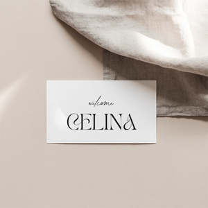 Elegant Wedding Invitations Stationery: Erina - Place Cards