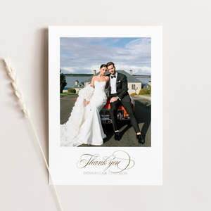 Romantic Wedding Invitations: Evora - Thank You Cards