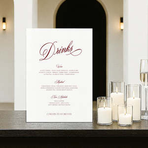 Victoria - Wedding Bar Sign