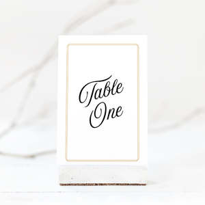 Vintage Wedding Invitations: Estelle - Table Number Set