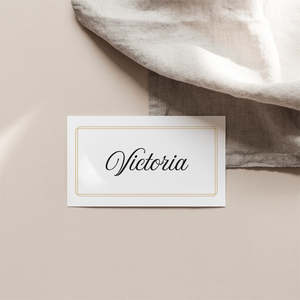 Vintage Wedding Invitations: Estelle - Place Cards