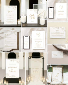 All: 14 Floral Wedding Invitation & Signage Templates