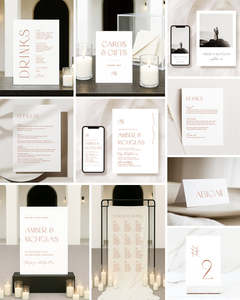 10 Chic Wedding Invitation & Signage Templates