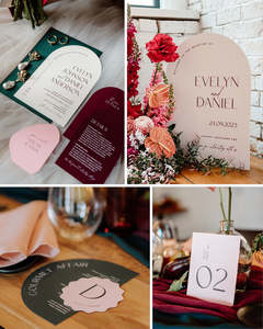 All: 10 Minimal Wedding Invitation & Signage Templates
