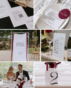 All: 10 Modern Wedding Invitation & Signage Templates