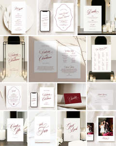 All: 14 Timeless Wedding Invitation & Signage Templates