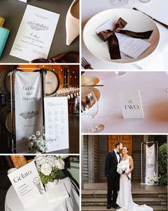 All: 10 Simple Wedding Invitation & Signage Templates