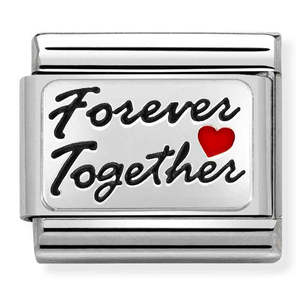 Nomination Composable 330208/53 Forever Together With Red And Black Enamel