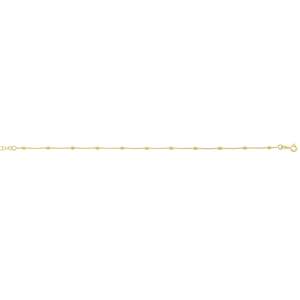 Fashion Jewellery: Sterling Silver Gold Plated Anklet