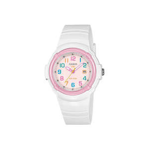 Youth Watches: Casio Childs White And Pink Watch LX800H-7A1