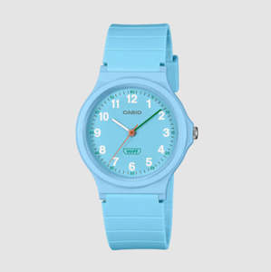 Youth Watches: Unisex Pale Blue Casio Watch LQ24B-2B