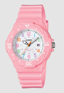 Ladies/Childs Pink Analogue Casio Watch LRW200H-4B2