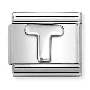 Mens Jewellery: Nomination Composable 330113/20 Letter T Silver