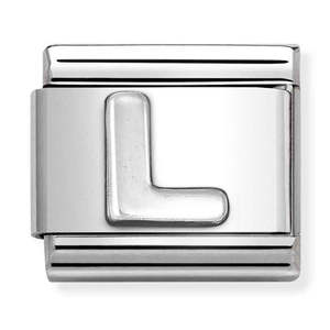 Mens Jewellery: Nomination Composable 330113/12 Letter L Silver