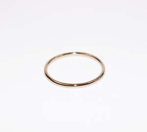 Rings Bands: Solid 9Ct Yellow Gold Band