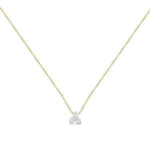 Yellow Gold Diamond Necklace