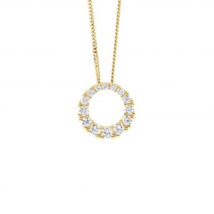 Ellani Collections: Ladies Ellani Circle Necklace P905G