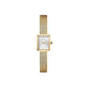 Rosefield: Ladies Gold Rosefield Mini Octagon Sunray Dial Watch MWGMG-M01