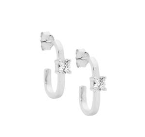 Christmas 2024: Sterling Silver Hoops With Feature Cz