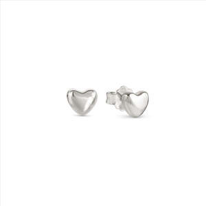 Nomination: Sterling Silver Armonica Heart Studs 241307/004