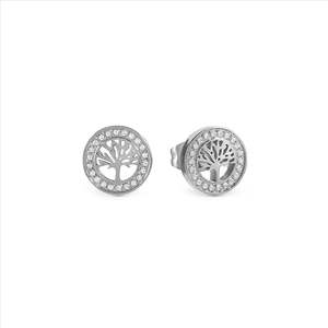 Nomination Soffio D'Amore Earrings 134002/017 Tree Of Life With Cz